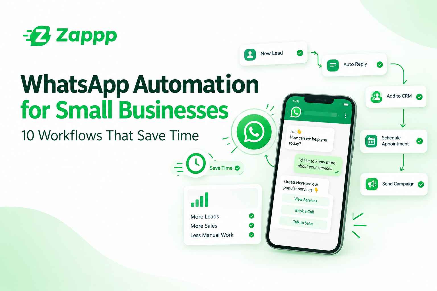 WhatsApp Automation for Small Businesses: 10 Workflows That Save Time
