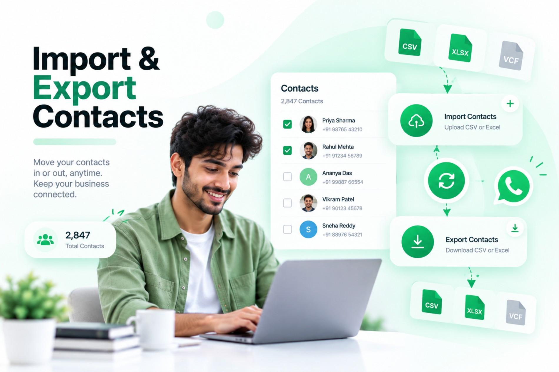 Import & Export Contacts screenshot